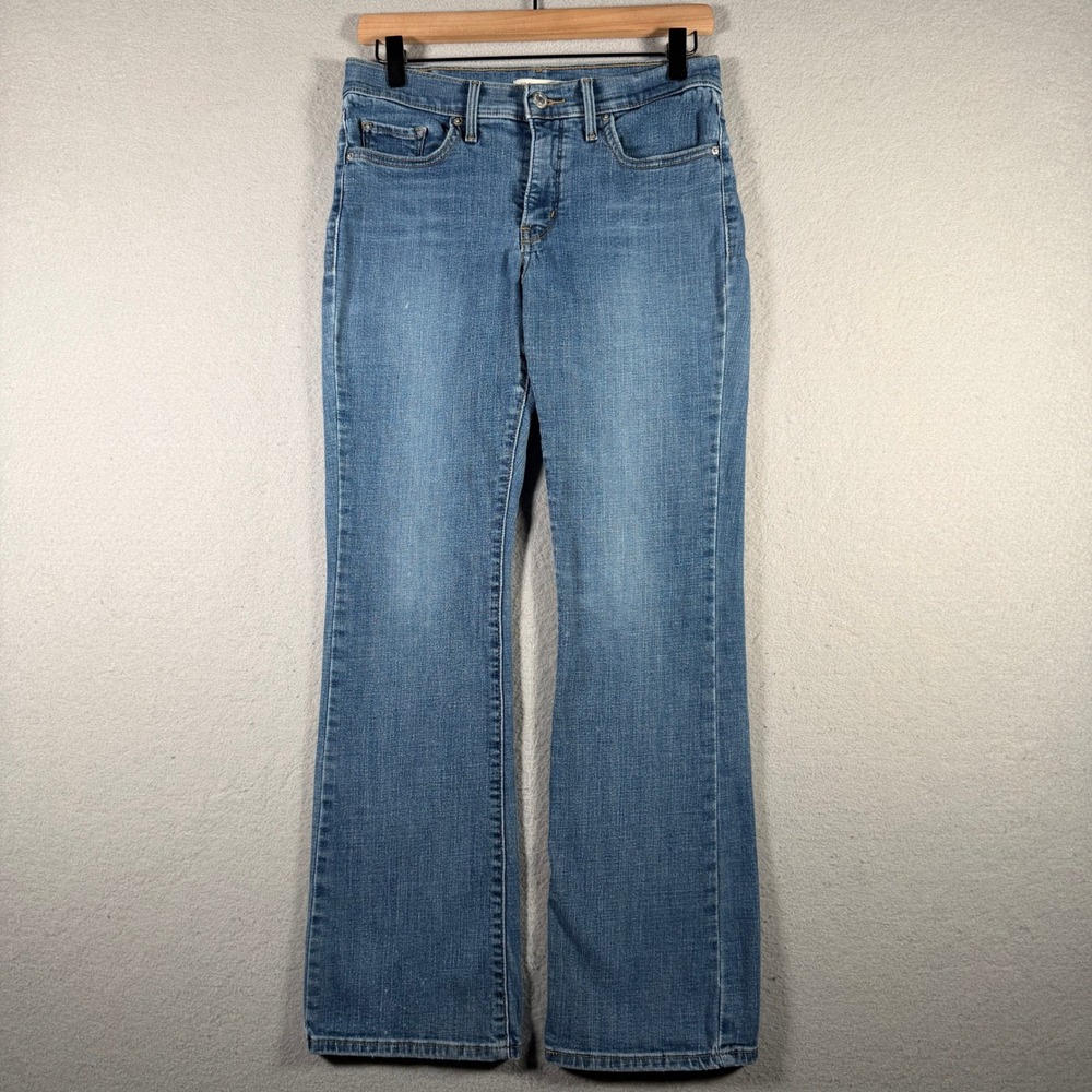 Levis 315 Shaping Bootcut Jeans Womens 29 Blue Medium Wash Mid Rise Stretch